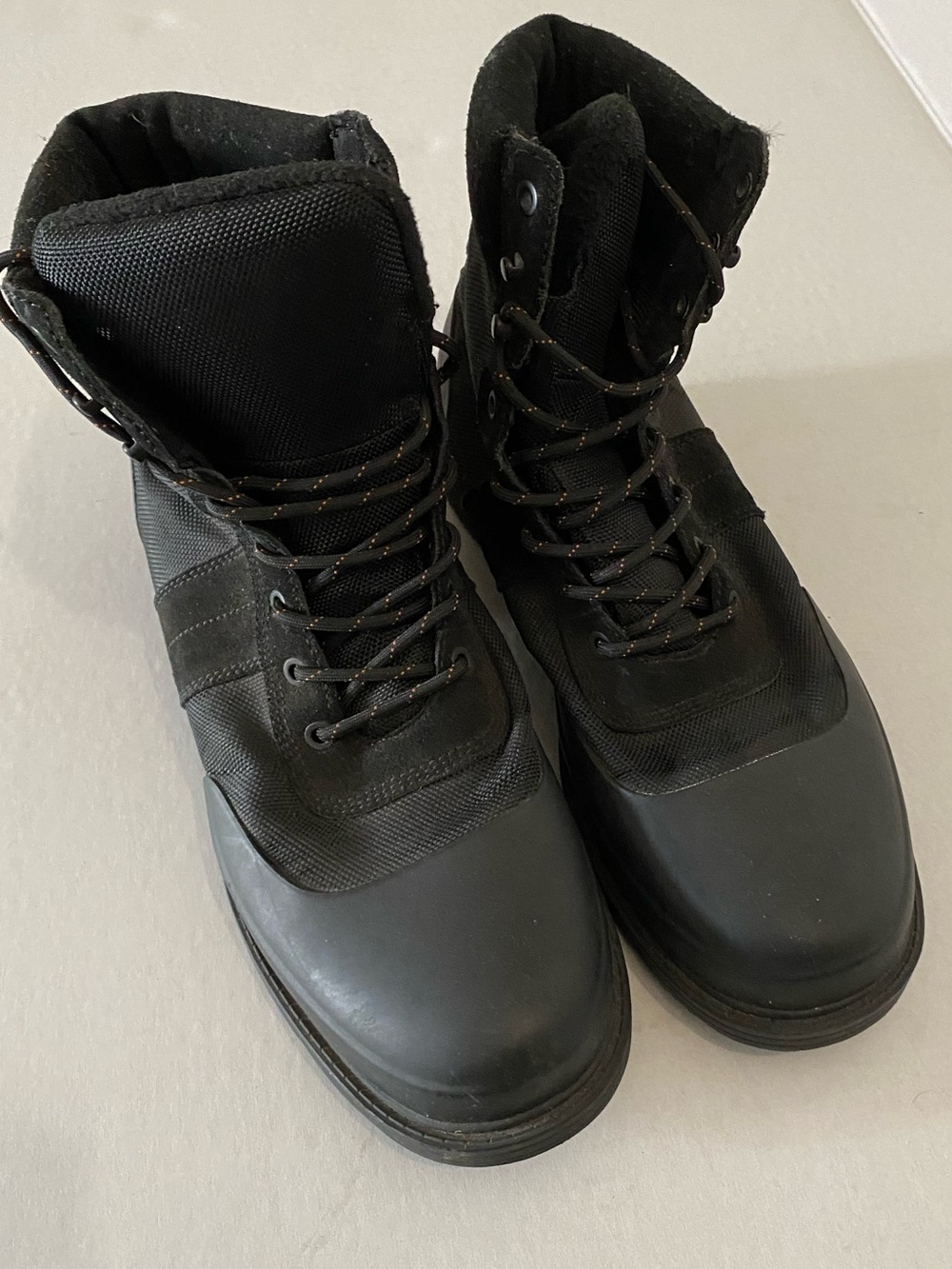 Hunter Men's Black Tactical Boots - Durable Outdoor Work Footwear Men’s Size 11